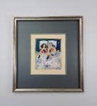 Kotewicz Hanna / Sześcioraczki /akryl-papier czerpany/ 40 x 43