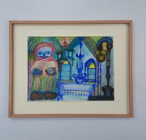 Żarski Henryk / Magdalena  /  44 x 56 / tech. mieszana-papier   