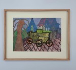 Żarski Henryk / Powózka  /  44 x 56 / tech. papier - tempera 