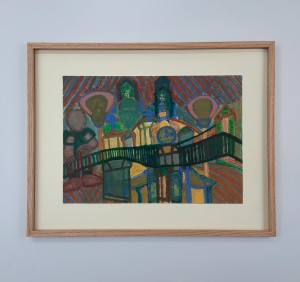 Żarski Henryk / Ratusz  /  44 x 56 / tech. papier - tempera 