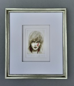 Radzikowska Elżbieta / Ostra dziewczyna / 50 x 43 / grafika