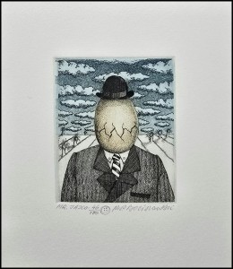 Bocianowski Marian  / Mr. Jajco /  grafika / 37 x 31