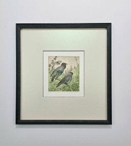 Bocianowski Marian  / Szpaki  /  grafika / 39 x 37