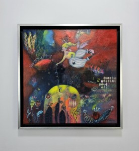 Kotewicz Hanna  / Wolność wyboru, ja tak chcę   /  płótno-akryl / 40 x 40 