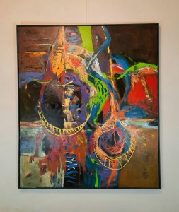 Winkiel Mirosława  / Batalia IV  /płótno-akryl / 150 x 130