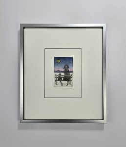 Bocianowski Marian  / Luna  /  grafika / 38 x 34