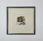 Purzycka Edyta / Motyle i wiatr / grafika /  37 x 37