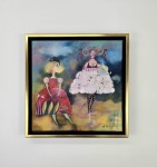 Kotewicz Hanna  / Przyjaźń, szacunek  i zaufanie /  płótno-akryl / 34 x 34