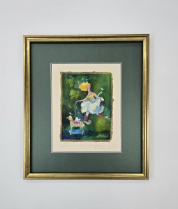 Kotewicz Hanna / Spacerek  dla każdego /akryl-papier czerpany/ 47 x 41   