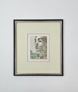 Purzycka Edyta / Z cyklu, cztery pory roku- Zima / grafika /  38 x 34  