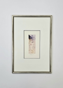 Jiri Brazda  / Pocałunek / tech.mieszana / 45 x 32