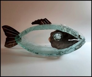 RAFALSKI ANDRZEJ / RYBA / szkło art.