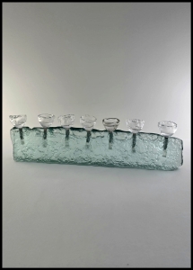 RAFALSKI ANDRZEJ / ŚWIECZNIK DUŻY / szkło art. / 70 cm/ 