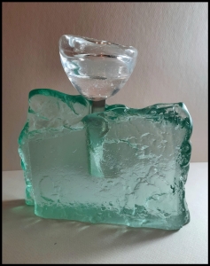 RAFALSKI ANDRZEJ / ŚWIECZNIK B/ 19 cm / szkło art. 