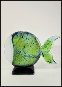 Habrat Maciej / Ryba / 16 cm / szkło art.   