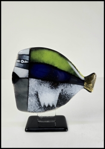 Habrat Maciej / Ryba / 18 cm / szkło art.    