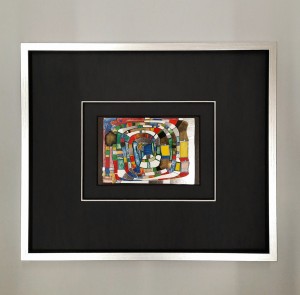 Hundertwasser .F / art print / 33 x 38