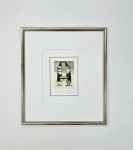 Radzikowska Elżbieta / Zakochana para   / 41 x 37 / oryginalna grafika  