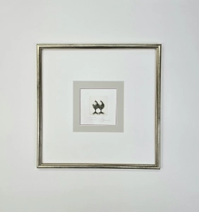 Radzikowska Elżbieta / Jajeczka z pazurem  / 38 x 38 / oryginalna grafika  