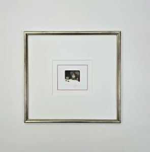 Radzikowska Elżbieta / Wędrująca kawka / 36 x 38 / oryginalna grafika   